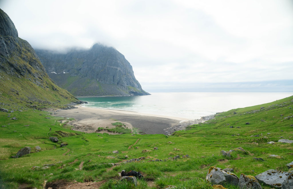 Soleil de minuit, archipel des Lofoten